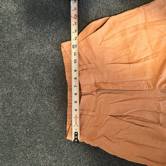 Wild Fable pink linen trouser pants - Picture 5 of 7